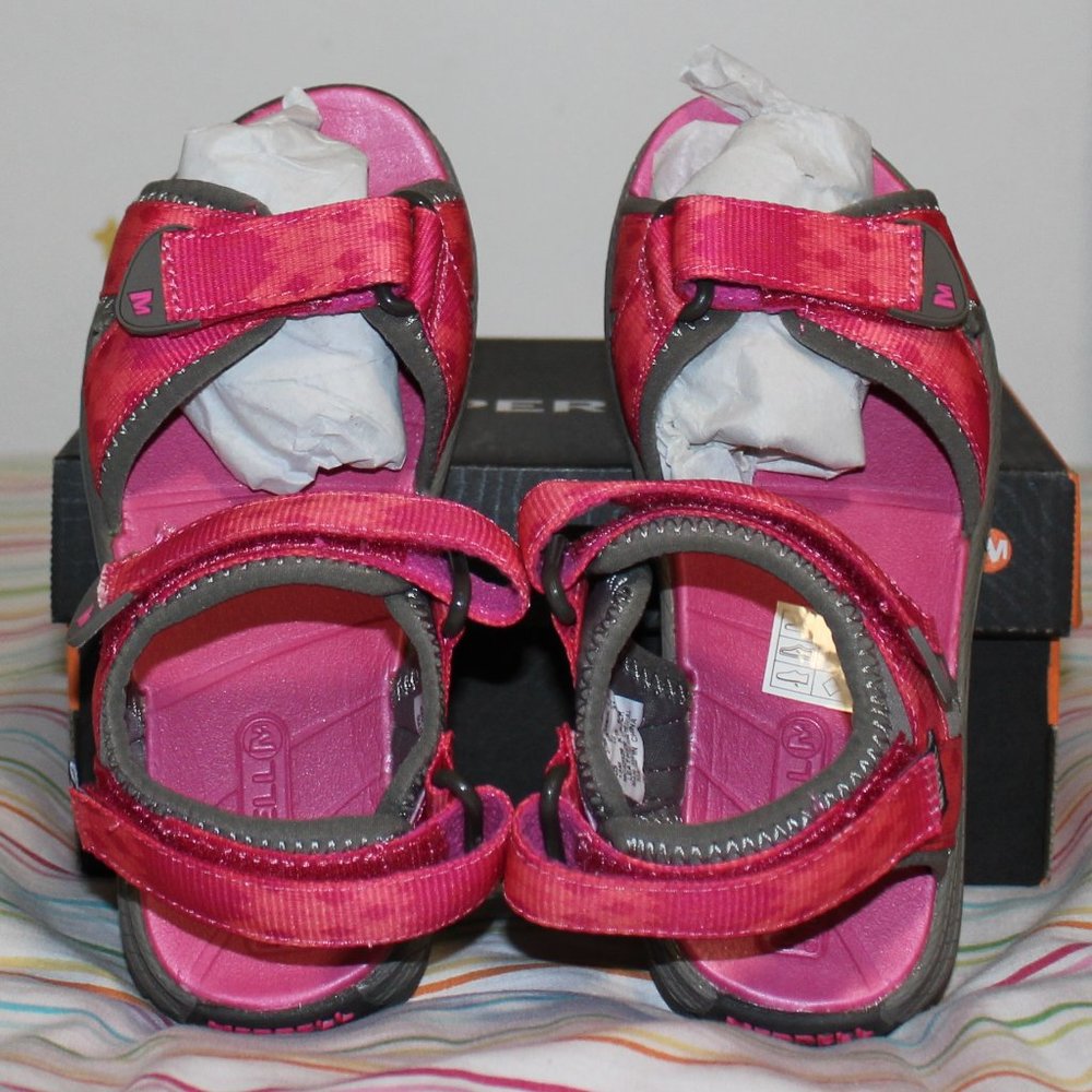 Merrell Surf 2.0 Strap Sandal, Pink Girls Size 13